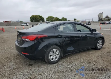2016 Hyundai Elantra Se из США, поврежденный, VIN 5NPDH4AE6GH662982